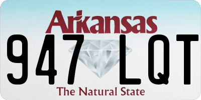 AR license plate 947LQT