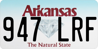 AR license plate 947LRF