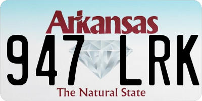 AR license plate 947LRK