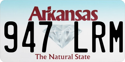 AR license plate 947LRM