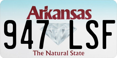 AR license plate 947LSF