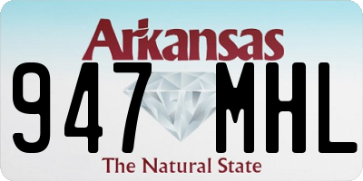 AR license plate 947MHL