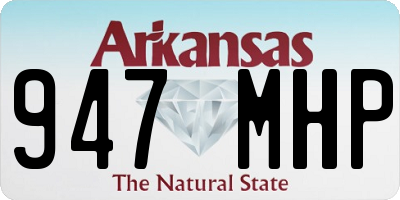 AR license plate 947MHP