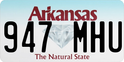 AR license plate 947MHU