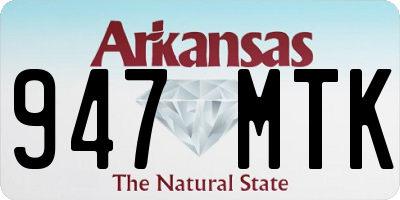 AR license plate 947MTK