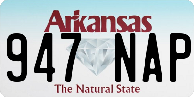 AR license plate 947NAP