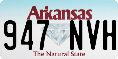 AR license plate 947NVH