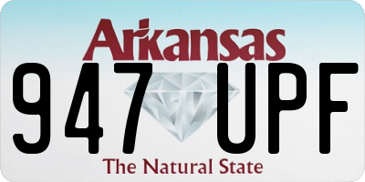 AR license plate 947UPF