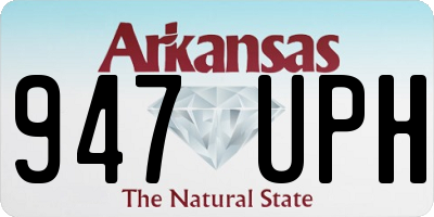 AR license plate 947UPH