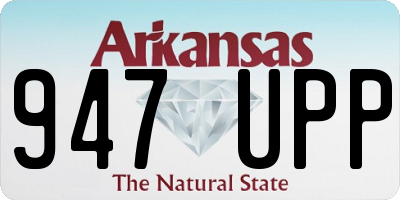 AR license plate 947UPP