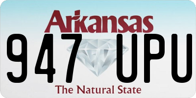 AR license plate 947UPU