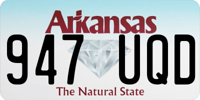 AR license plate 947UQD