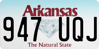 AR license plate 947UQJ