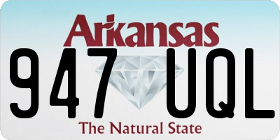 AR license plate 947UQL