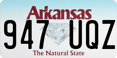 AR license plate 947UQZ