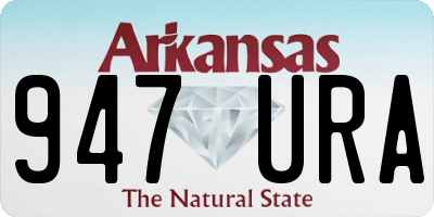 AR license plate 947URA
