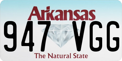 AR license plate 947VGG