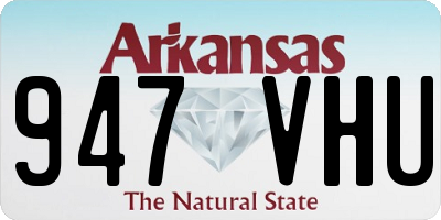 AR license plate 947VHU