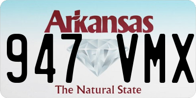 AR license plate 947VMX