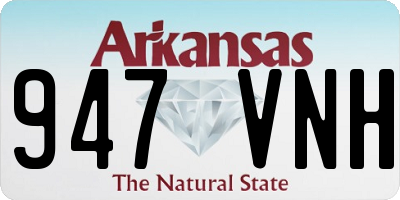 AR license plate 947VNH