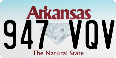 AR license plate 947VQV