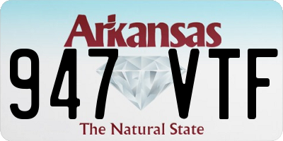 AR license plate 947VTF