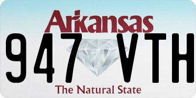 AR license plate 947VTH