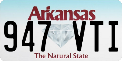 AR license plate 947VTI