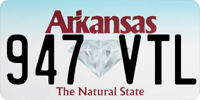 AR license plate 947VTL