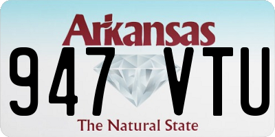 AR license plate 947VTU