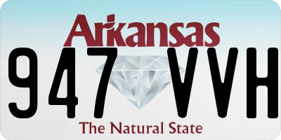AR license plate 947VVH