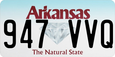 AR license plate 947VVQ