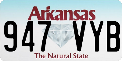 AR license plate 947VYB