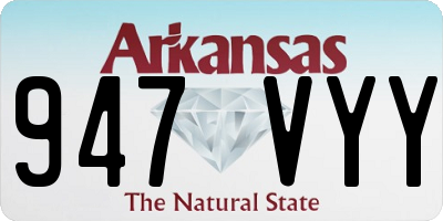 AR license plate 947VYY