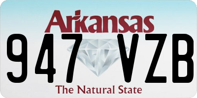AR license plate 947VZB