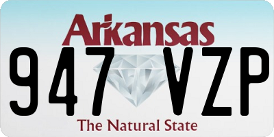 AR license plate 947VZP