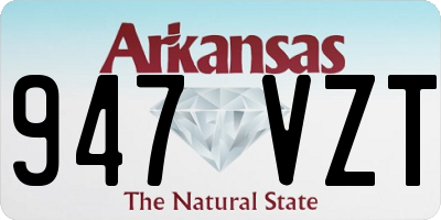 AR license plate 947VZT