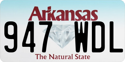 AR license plate 947WDL