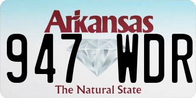 AR license plate 947WDR
