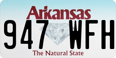 AR license plate 947WFH