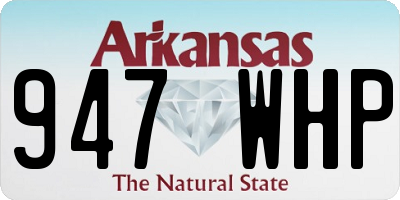 AR license plate 947WHP