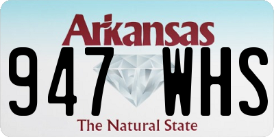 AR license plate 947WHS