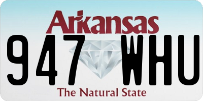 AR license plate 947WHU
