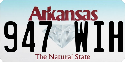 AR license plate 947WIH