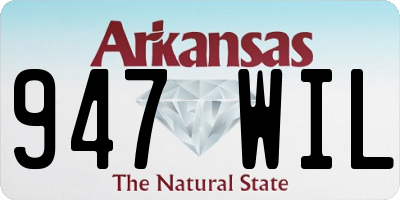 AR license plate 947WIL