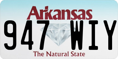 AR license plate 947WIY