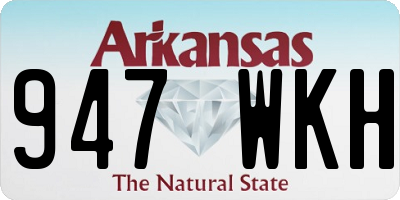 AR license plate 947WKH