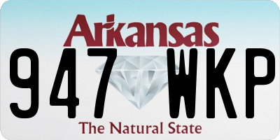 AR license plate 947WKP