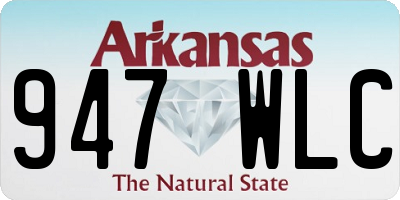AR license plate 947WLC