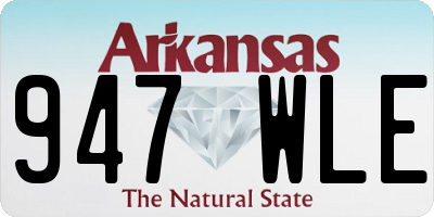 AR license plate 947WLE